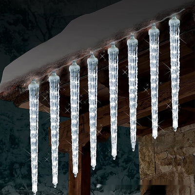 Lámpara Solar Navideña con Luces LED en Forma de Cono de Hielo - Image 7