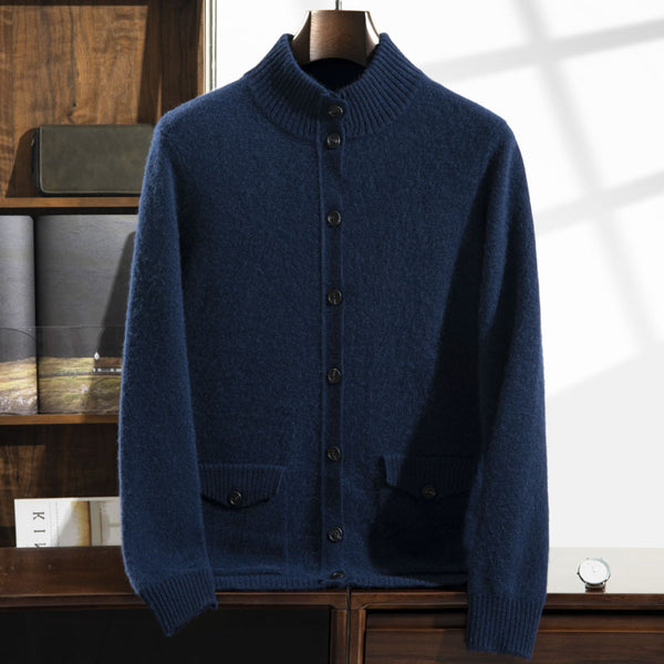 Chaqueta Casual de Cuello Alto para Hombre - Abrigo Versátil y Cálido