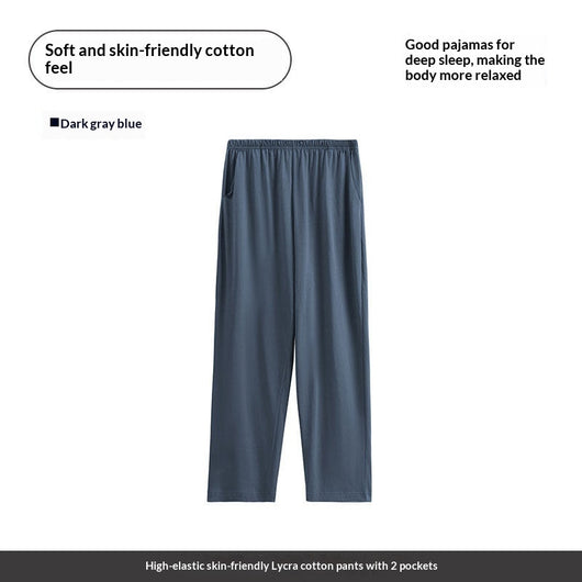 Pantalones de Dormir Holgados de Algodón Langsha para Hombre - Image 3