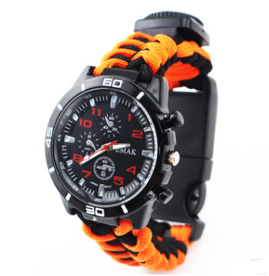 Reloj de Supervivencia Multifuncional con Brújula, Termómetro y Kit de Rescate - Image 14