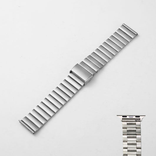Correa Inteligente de Bambú y Acero Inoxidable para Smartwatch - Image 7