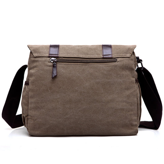 Bolsa de Lona Casual para Hombre - Diseño Minimalista y Versátil - Image 3