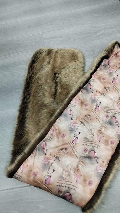 Bufanda Chal con Cuello de Pelaje Sintético para Mujer - Image 17