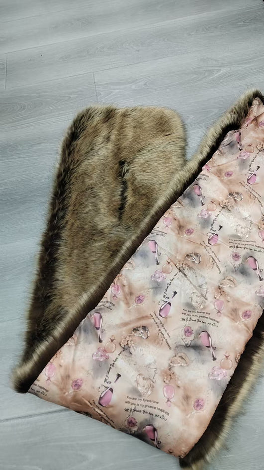 Bufanda Chal con Cuello de Pelaje Sintético para Mujer - Image 17