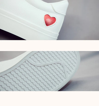 Tenis Escolares Blancos Estilo Coreano - Image 10