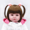Muñeca Bebé Panda Reborn de Vinilo Suave con Ropa - Juguete Infantil