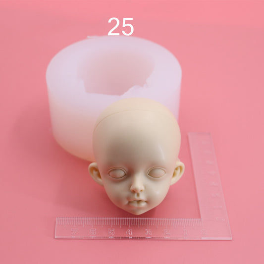 Molde de Cara de Bebé para Cerámica - Práctica Principiante - Image 2