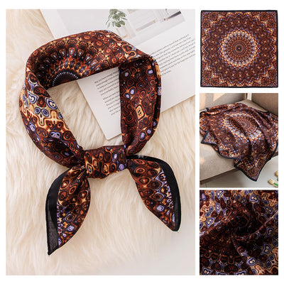 Pañuelo de Seda Emulada 70cm - Accesorio de Moda Versátil - Image 11