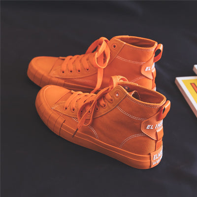 Zapatillas Canvas Altas para Mujer - Estilo Simple y Versátil - Image 11
