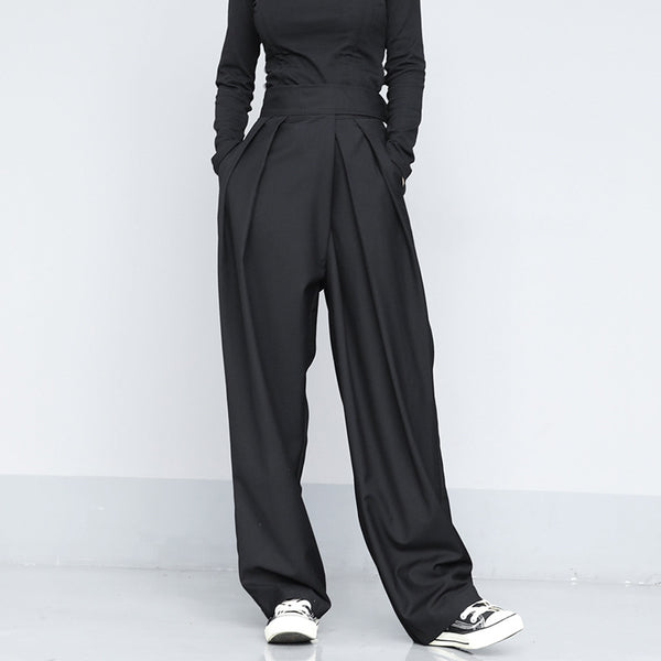 Pantalones Drapeados con Velcro