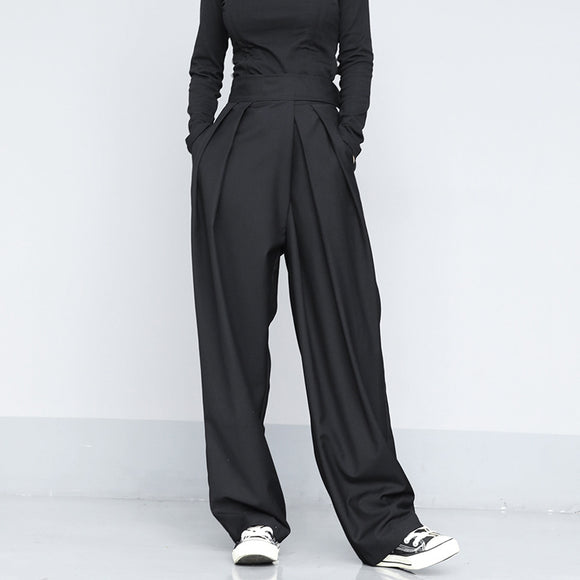 Pantalones Drapeados con Velcro
