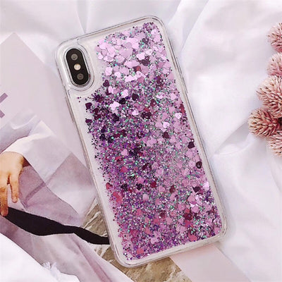 Funda Transparente con Efecto Arenas Movedizas para Teléfono - Image 9