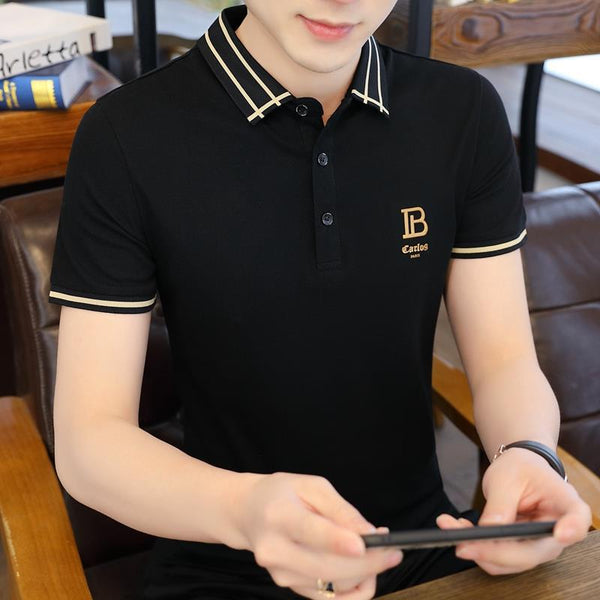 Polo Casual con Bordado Elegante