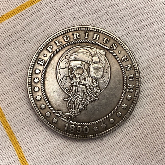Monedas Artesanales de Plata Antigua 38MM