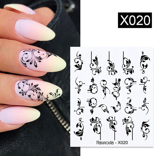 Stickers de Uñas Mariposas, Flores y Hojas - Diseños Artísticos - Image 8