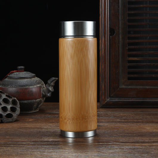 Vaso Térmico de Bambú para Agua Caliente - Image 4