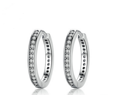 Aretes de Plata Esterlina 925 Círculo Minimalista - Diseño Elegante y Versátil - Image 2