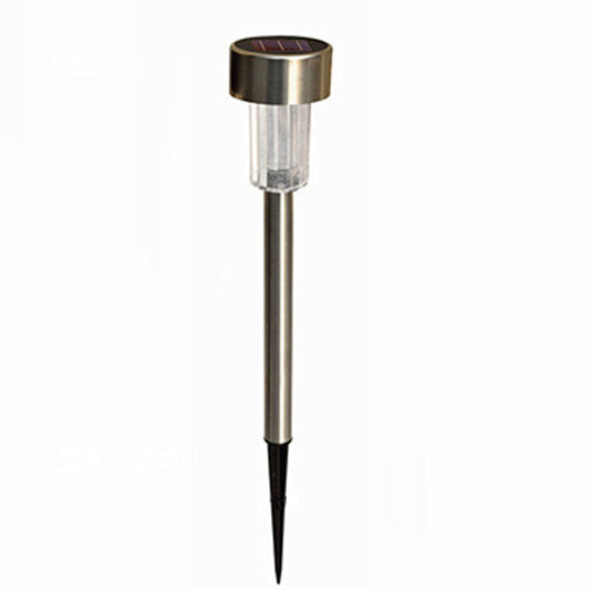 Lámpara Solar LED para Jardín - Tubo de Acero Inoxidable Impermeable