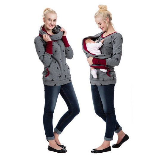 Sudadera con Capucha para Lactancia Materna - Manga Larga Mujer - Image 2