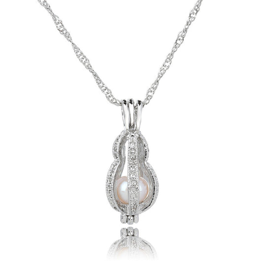 Collar de Perlas de Agua Dulce Serie Oyster Calado - Cadena Clavícula Elegante - Image 6