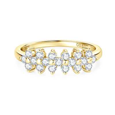 Anillo de Plata Esterlina S925 con Moissanita - Diseño Sofisticado - Image 13
