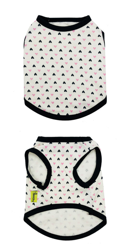 Chaleco de Algodón Estampado Love para Mascotas - Image 59