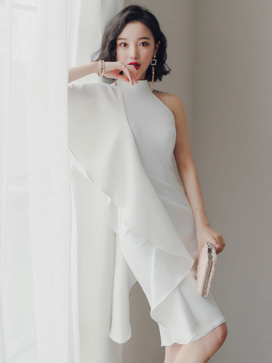 Vestido Corto Blanco para Fiesta y Eventos Especiales - Image 7