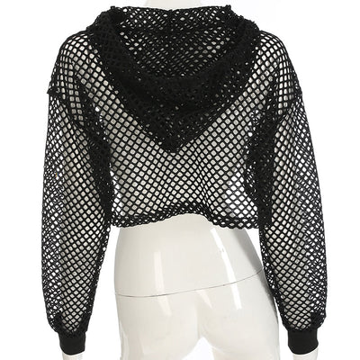 Blusa Transpirable con Encaje Calado y Protección Solar para Mujer - Image 13