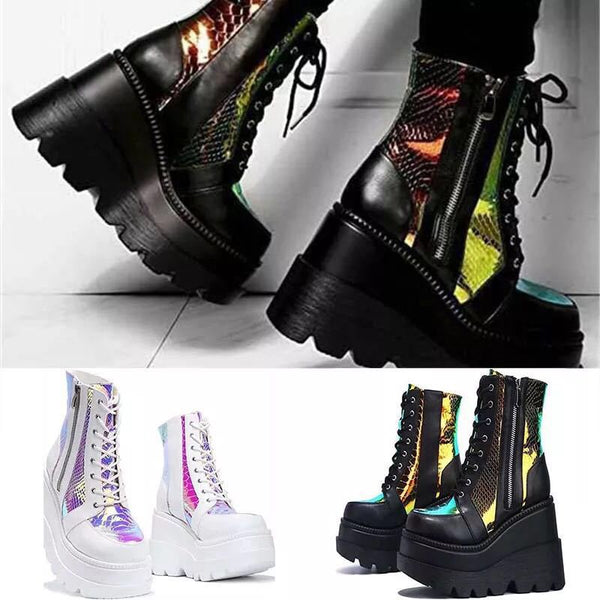 Bota Media Niña con Caña Acolchada
