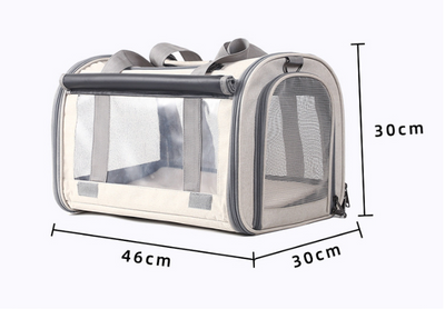 Mochila Transportadora Transparente para Mascotas - Plegable y Respirable - Image 10