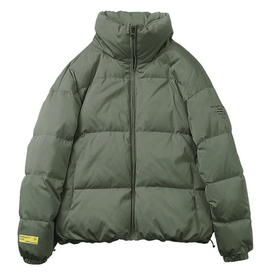 Chamarra Acolchada con Cuello Alto para Hombre - Image 8