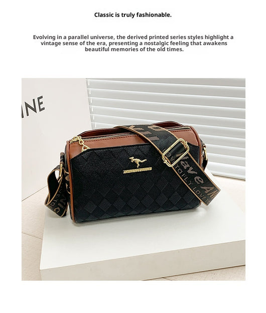 Bolsa Mensajera de Cuero con Detalles en Relieve - Elegancia Minimalista - Image 18