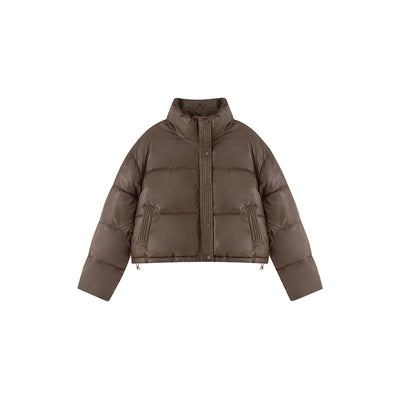 Chaqueta Acolchada de Cuero Desechable Invierno Europea y Americana - Image 23