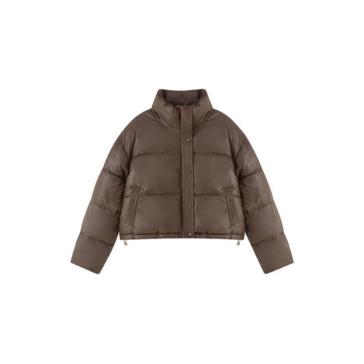 Chaqueta Acolchada de Cuero Desechable Invierno Europea y Americana - Image 23