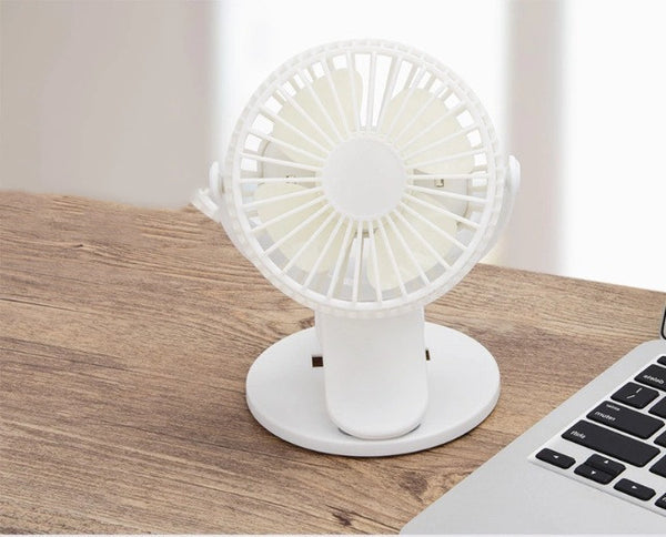 Ventilador Portátil USB Recargable Silencioso - Mini Clip para Cochecito