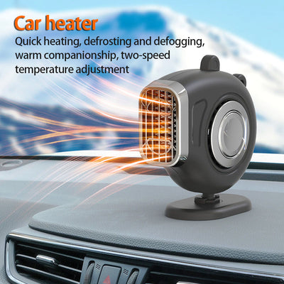 Desempañador y Calefactor Dual para Auto - Ventilador Silencioso Elimina Vaho - Image 10