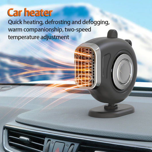 Desempañador y Calefactor Dual para Auto - Ventilador Silencioso Elimina Vaho - Image 10