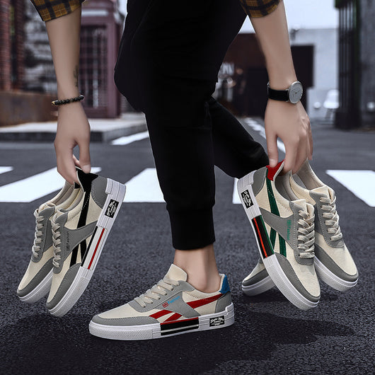 Zapatillas de Lona Casual Estilo Coreano para Hombre - Image 6