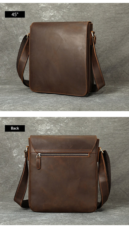 Bolsa Crossbody de Cuero Premium para Hombre - Diseño Versátil y Elegante - Image 22