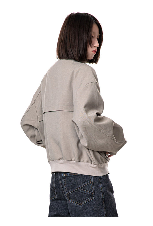 Chaqueta Raglan Casual con Cuello Alzado - Image 16