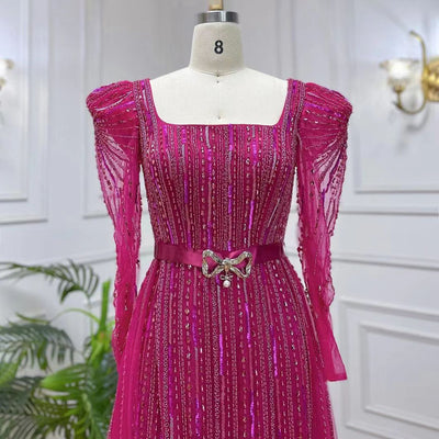Vestido de Noche Rojo Rosado Premium para Anfitrionas - Image 29