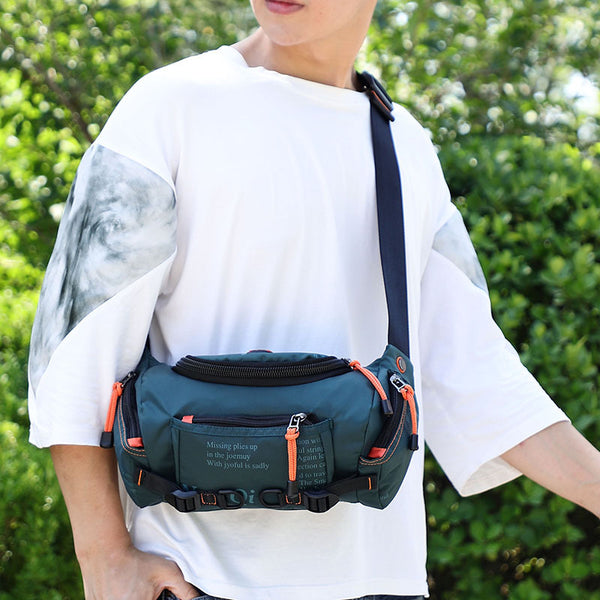 Mochila Táctica Crossbody para Hombre - Gran Capacidad para Senderismo y Ciclismo