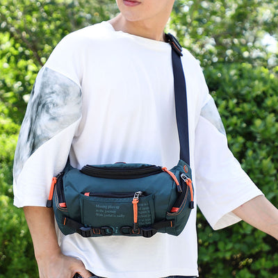Mochila Táctica Crossbody para Hombre - Gran Capacidad para Senderismo y Ciclismo