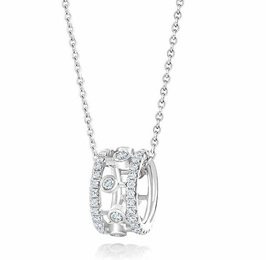 Collar Minimalista Círculo Pequeño - Elegancia Versátil para Oficina