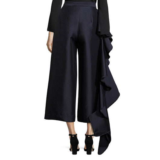 Pantalones Cropped de Corte Irregular - Image 3
