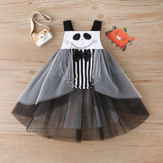 Vestido de Halloween Infantil Tul Europeo Elegante - Image 7