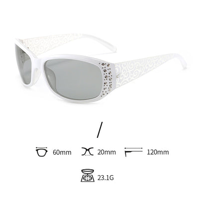 Gafas de Sol Polarizadas Retro Diamante para Mujer con Visión Nocturna - Image 9