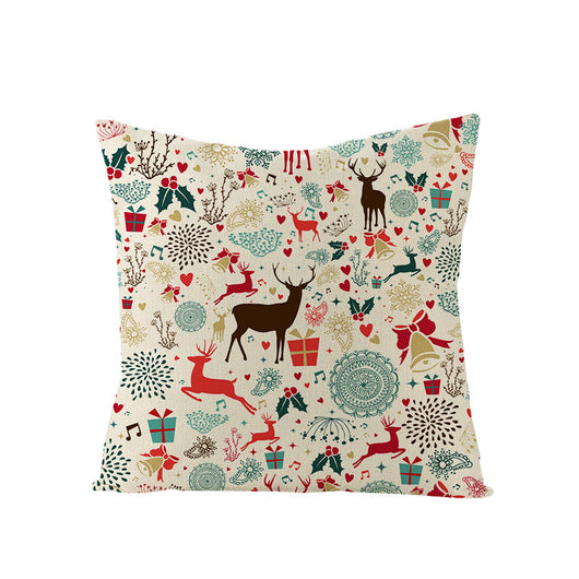 Funda de Almohada Navideña con Estampado Digital de Dibujos - Image 17