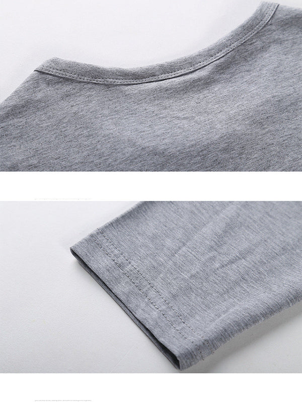 Camisa Base de Color Sólido para Hombre Joven
