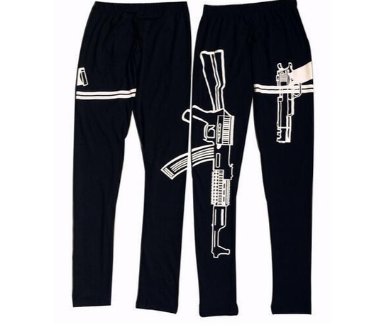 Leggins Capri Estampados de Algodón con Cintura Media para Yoga - Image 5